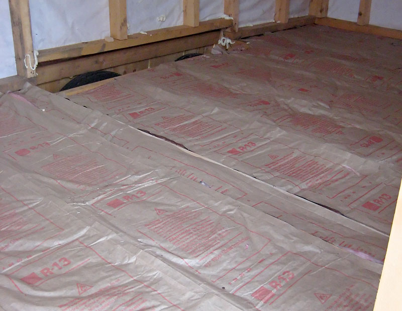 Subfloor insulation