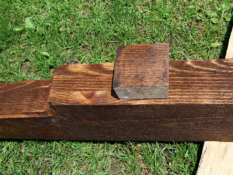 Finished beam closeup