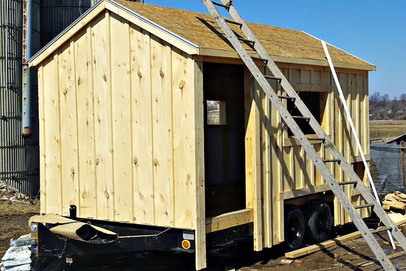 Siding nearly complete