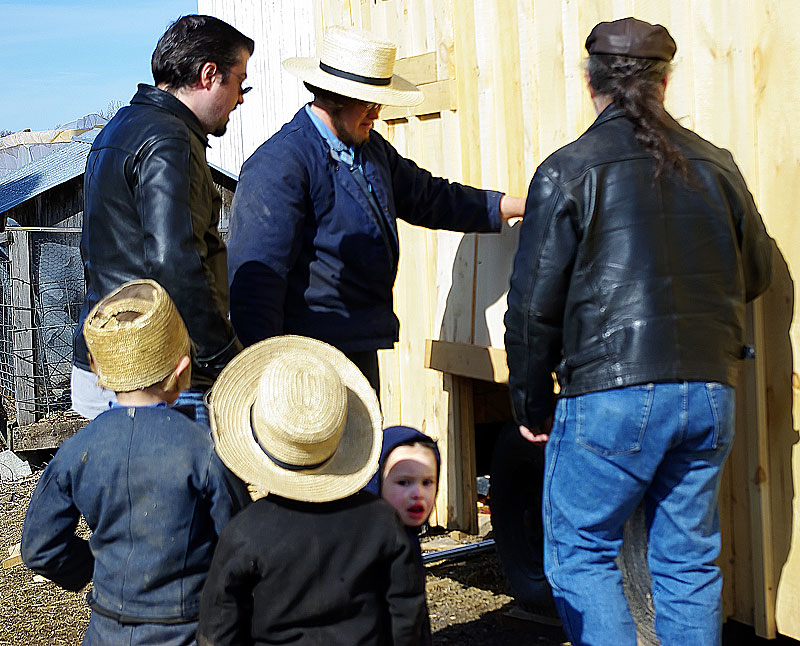 Farmer William and children