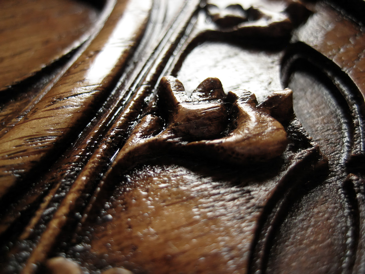 Finished panel: detail with finish