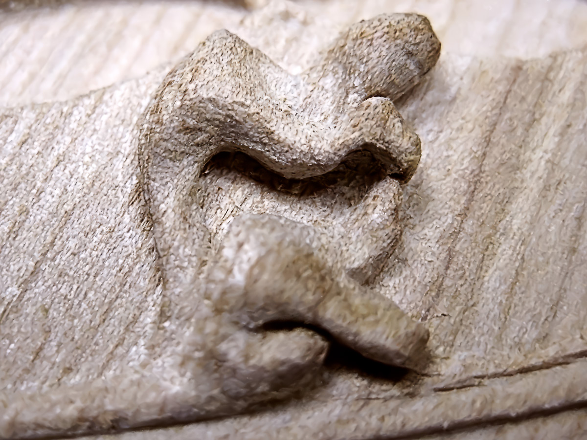 Detail: A completed crocket!